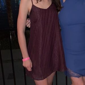 Purple sparkly dress